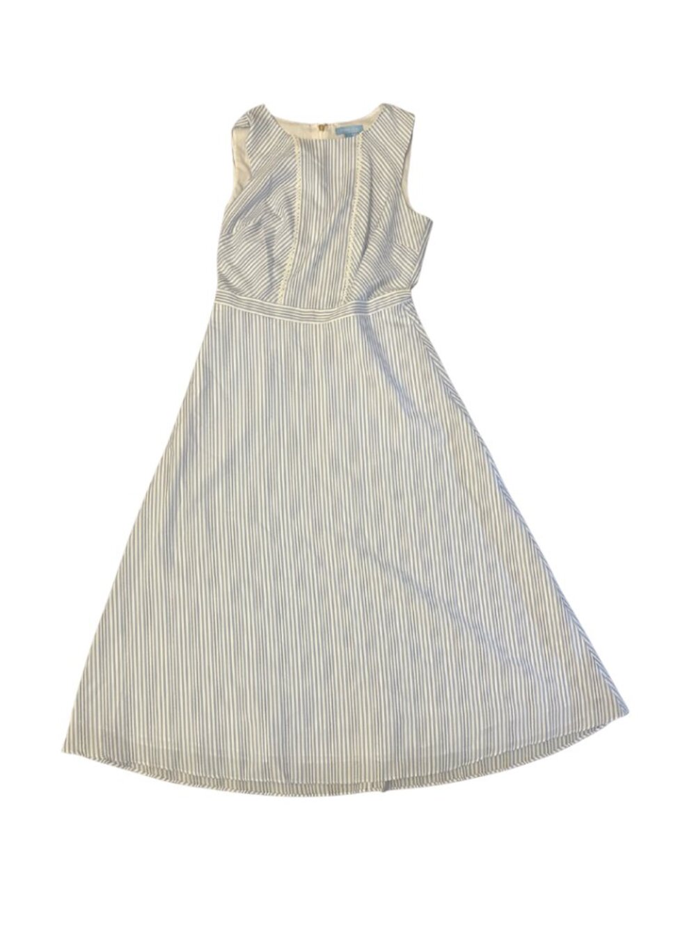 Draper James Size 2 Dress with Pockets blue and white